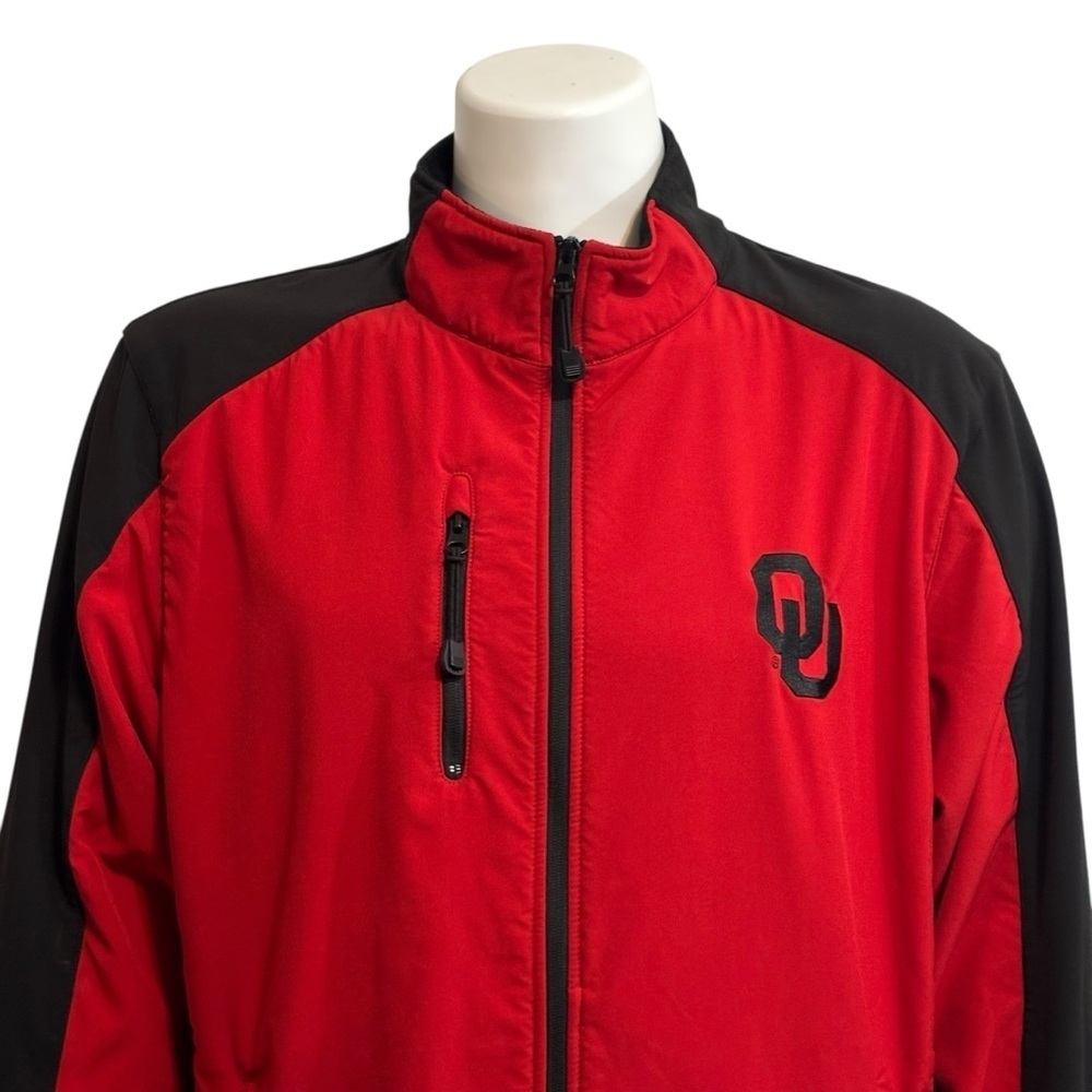 OU Jacket Collegiate Licensed Product XLarge Red/Black Football Jacket - Picture 3 of 6